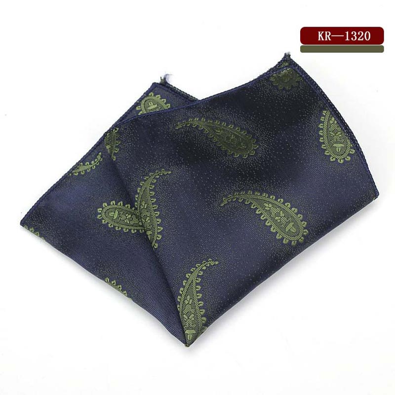 Yishline heren polyester zijden zakdoek paisley pochet bruidegom gala bruiloft feest borst handdoek zakdoeken accessoires: Kr1320
