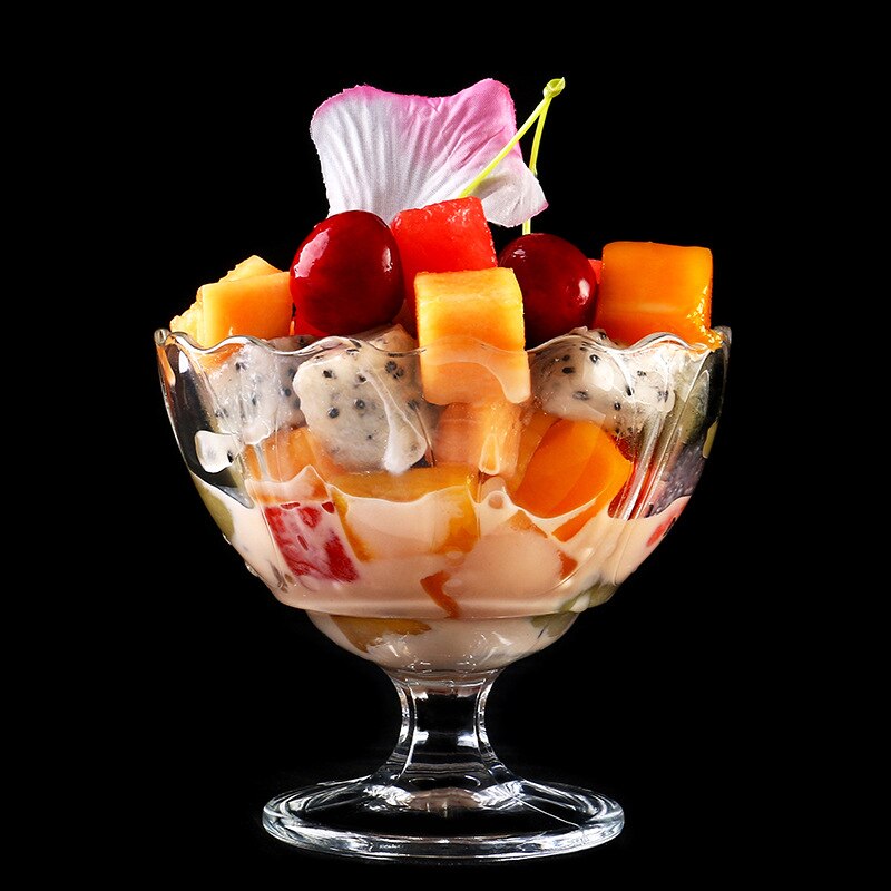 Glass Ice Cream Cup, Dessert Milkshake Cup, Ice Cream Cup, Multiple Styles, High Temperature Resistance, Good ,