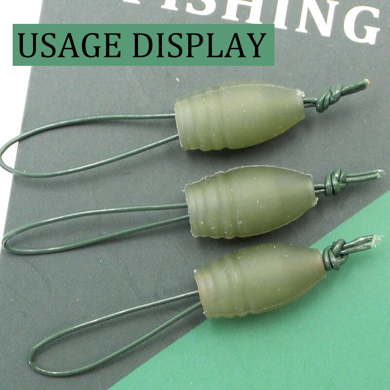 30Pcs Pole Elastische Connectors, Maat L S Karper Grof Wedstrijd Methode Feeder Visgerei Tool