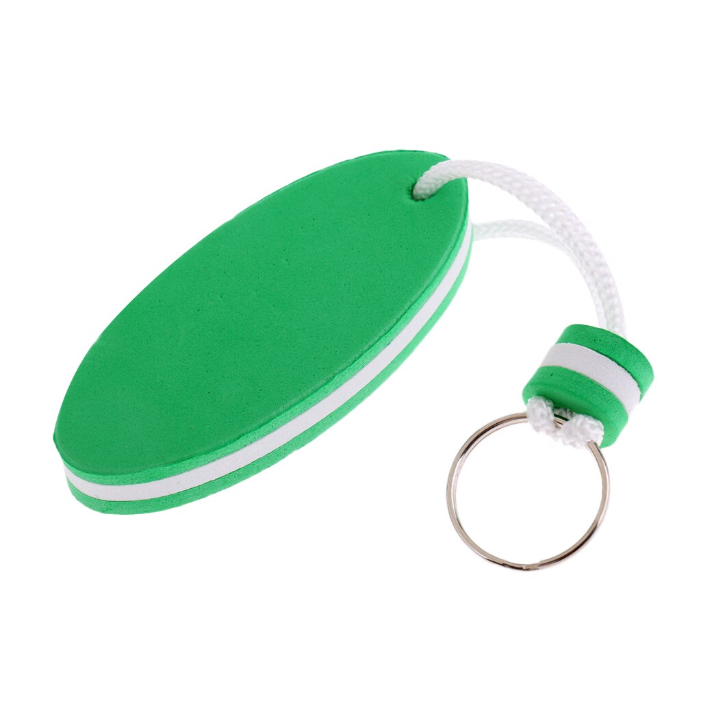Oval Geformte Eva-schaum Schwimm Schlüssel Ring Stiefel Keychain Kajak Kanu Zubehör Wasser Sport Wildwasser Rafting Kanu Segeln