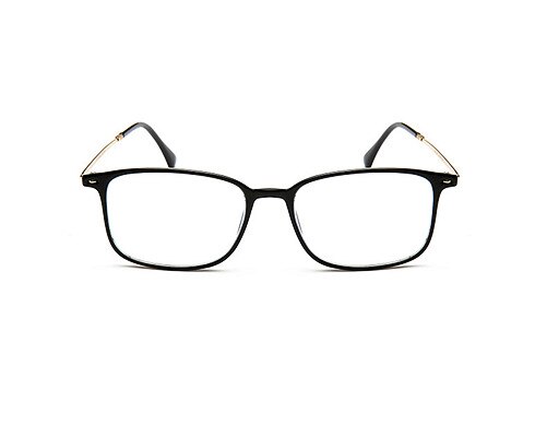 UVLAIK lunettes de Lecture Bifocales Hommes Femmes Surdimensionné Cadre En Métal Dioptrie Lunettes 1.0 1.5 2.0 2.5 3.0: +300 / Black