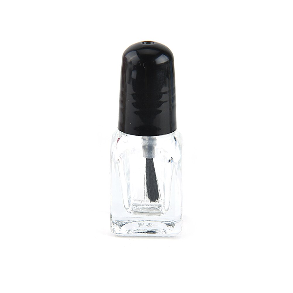 BENECREAT 24 stuks 5 ml lege nagellakflessen van transparant glas met borstels, trechtertrechter, 5 stuks