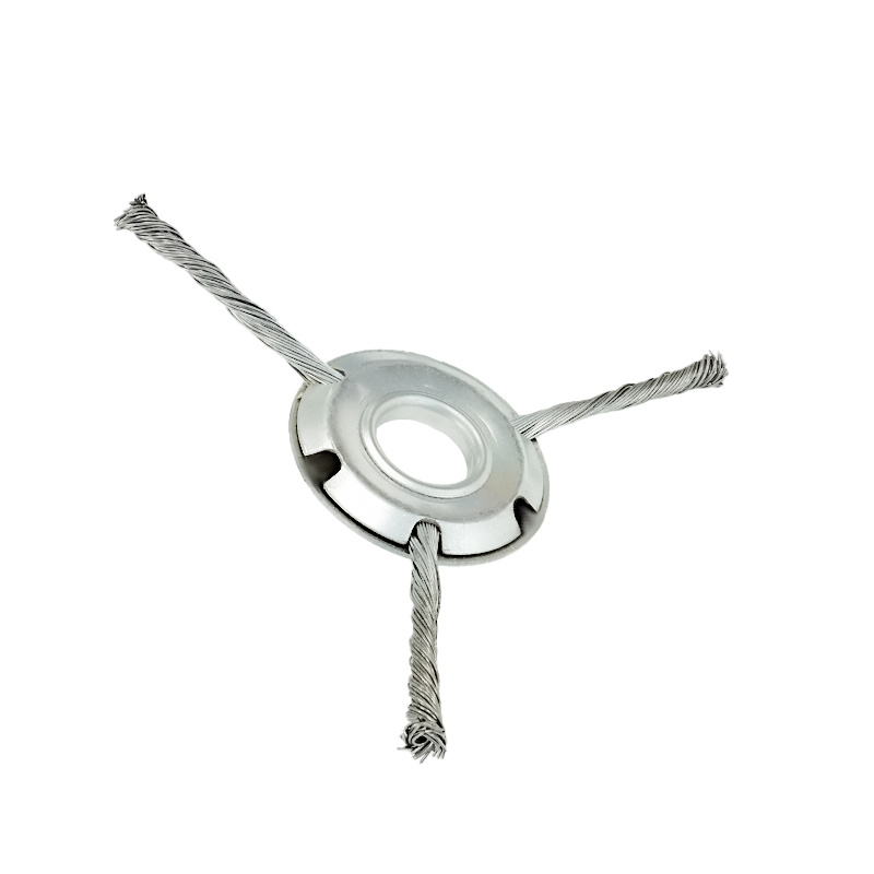 Lusqi Staaldraad Gras Trimmer Kop 6/8/9Inch Versterkte Universele Onkruidborstel Fit Rechte As Bosmaaier Verwijdering Mos Roest