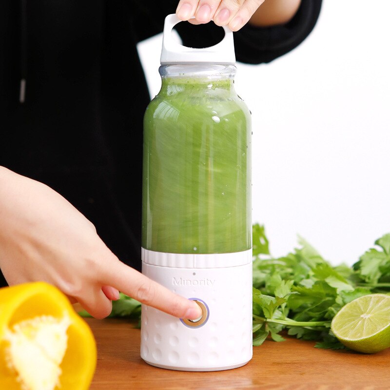 500ML 4000mAh Portable Smoothie Blender Mini USB Mixer Electric Juicer Charging Vitamer Fruit Juicer