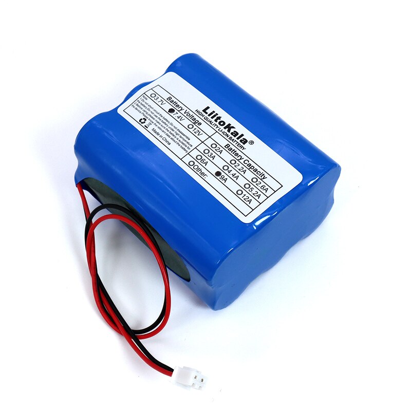 Liitokala 7.4V 18650 Lithium Battery Pack 2S3P 9ah Fishing LED Light Bluetooth Speaker 8.4V Emergency DIY batteries with PCB