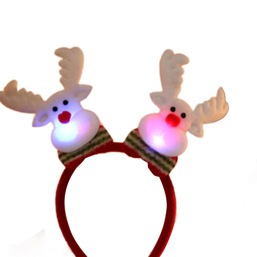 1pcs Christmas Headband Hair Accessories Deer Ears For Kids Adult Christmas Party Deals Santa Xmas Hair Band Clasp Headwear: Style14