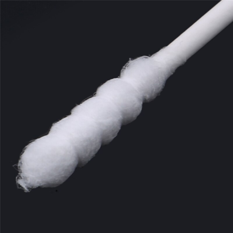 200 Pcs Fijn Papier Stok Dubbele Schroef Wattenstaafje Baby Veiligheid Wattenstaafjes Baby Schoon Oren Gezondheid Tampons