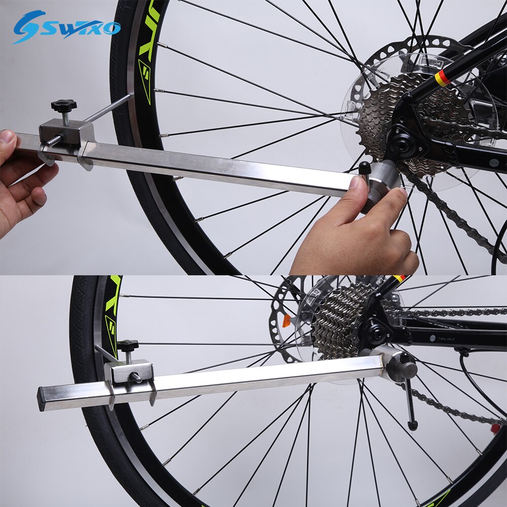 SWTXO Bike Hook Aligner Tool Kit Bicycle Derailleur Hanger Alignment Tool for Mountain Road Bike 20-29'' Wheel MTB Repair Tool