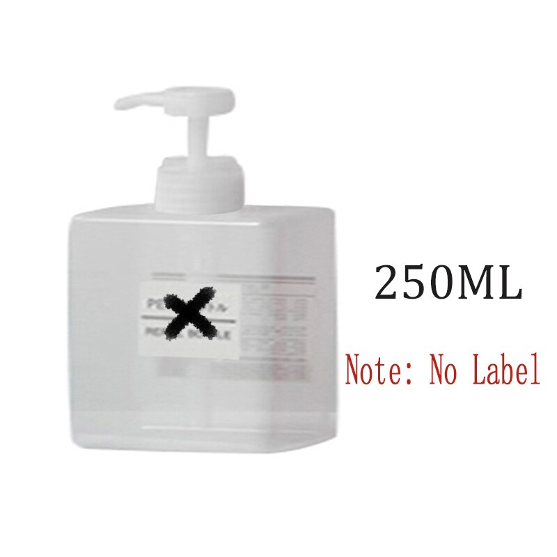 Bouteille de Gel douche de shampooing presse | 650/450/250ML conditionneur de cheveux, distributeur distributeur de savon de salle de bains, bouteilles de rangement rechargeables: TS