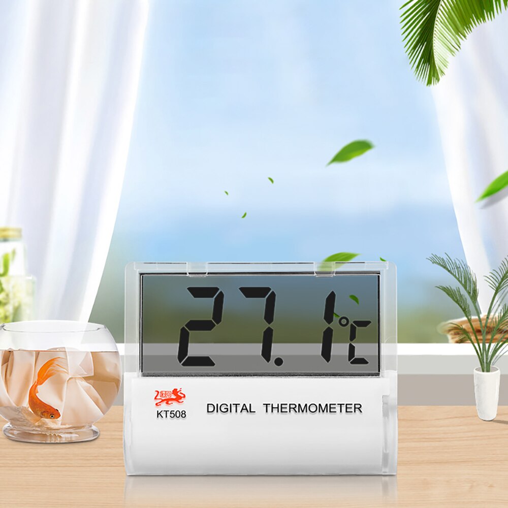 Lcd Digital Fish Tank Aquarium Thermometer Digitale Dompelpompen Water Temperatuur