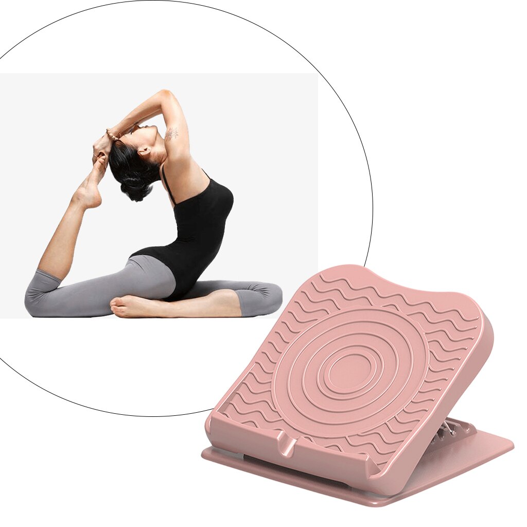 Slant Board Calf Stretcher Balancing Fitness for Strength Training Guy Plantar Fasciitis Squat Wedge Squats RaiseExerciseBalance: Pink