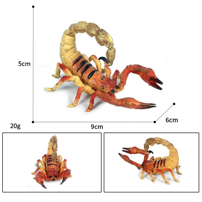 Simulation Animal Model Halloween Decoration Tricky Toy Lizard Cold-Blooded Reptile PVC Animals Action Figures Children's: 6