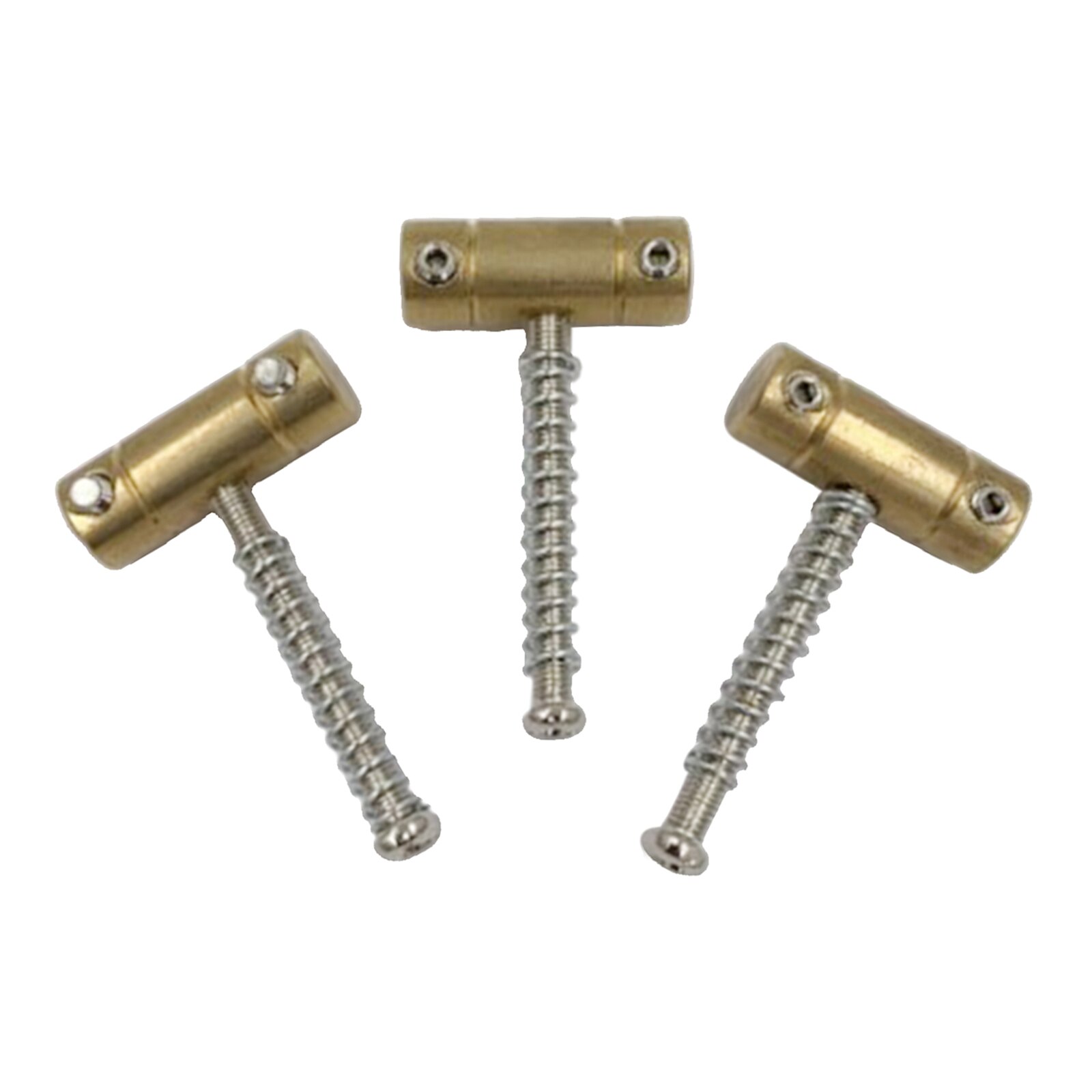 Pack Van 3 Messing Vaste Klassieke Gitaar Gecompenseerd Brug Zadels Voor Tl Stijl 6 Snaren Gitaar Onderdelen Accessoires