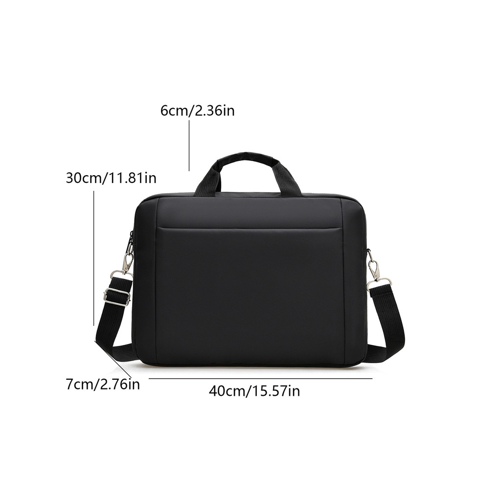 Bolso para portátil de gran capacidad para trabajo, viaje, oficina, maletines de negocios para hombre, bolso para portátil, documentos, funda de ordenador con correa: Azul cielo