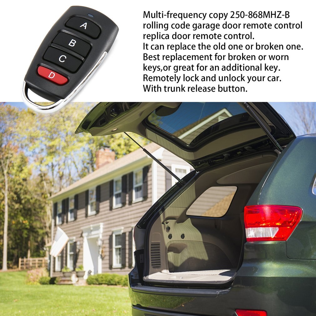 517DK wireless door remote control 433mhz controller electric remote garage gate control key 4 key door controller