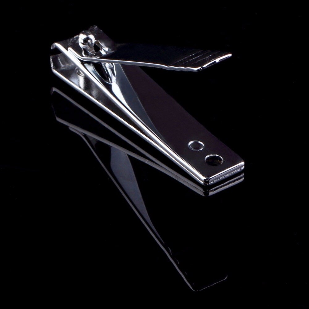Stainless Steel Mini Portable Nail Clipper Cutter Trimmer Manicure Nail Art Toe Nail Clipper Manicure Beauty Tool Silver