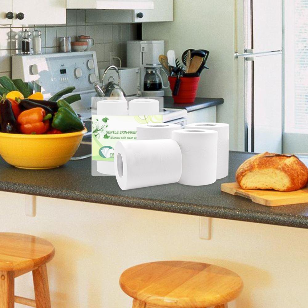Rouleaux papier de soie hygiénique soyeux lisse doux Premium maison cuisine respectueux de l'environnement recyclé serviette de toilette tirage papier