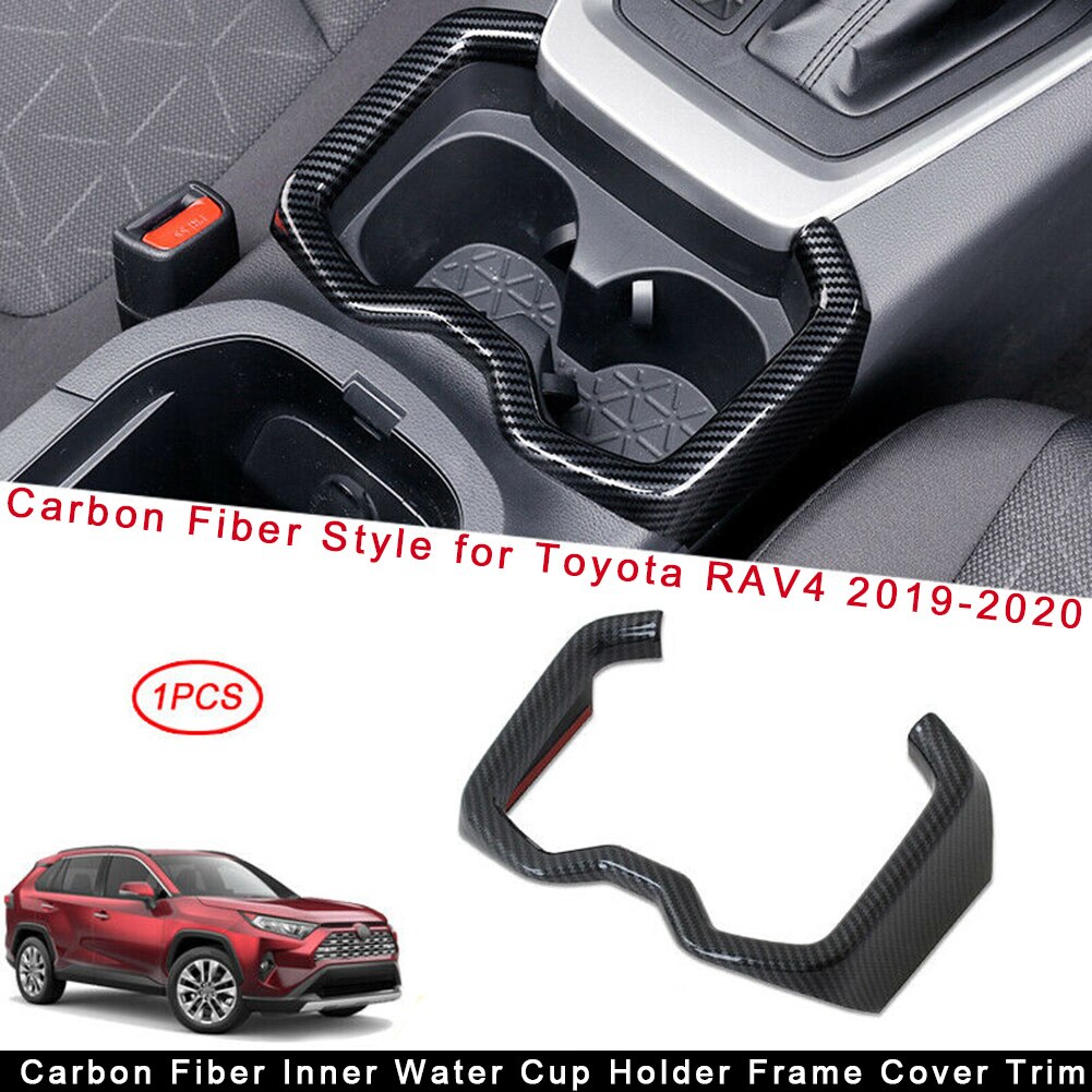 For Toyota RAV4 Water Cup Holder Frame Carbon Fiber Inner Brand Durable