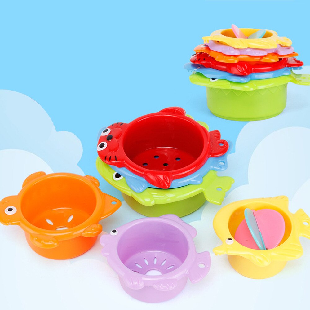 6 Stks/set Baby Float Water Klassieke Baden Zwemmen Educatief Speelgoed Voor Kinderen Plastic Fish Animal Grappig Spel Voor De Badkamer