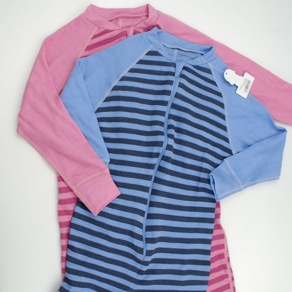 Merino wool bamboo fiber baby romper born baby clothes long sleeve with zipper