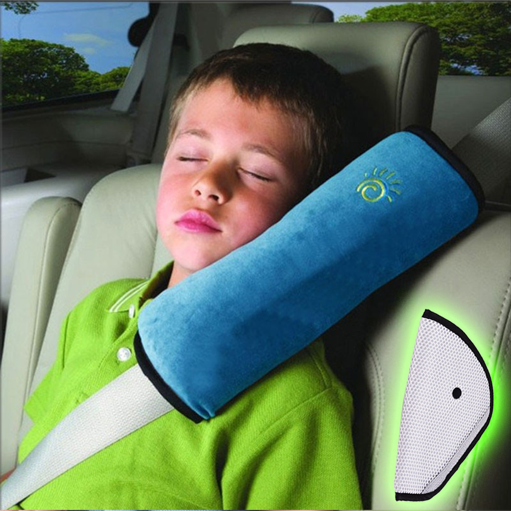 Oreiller pour bébé, ceinture de sécurité de voiture et positionneur de sommeil, protection des épaulettes, coussin de siège de véhicule réglable pour enfants, parc pour bébés