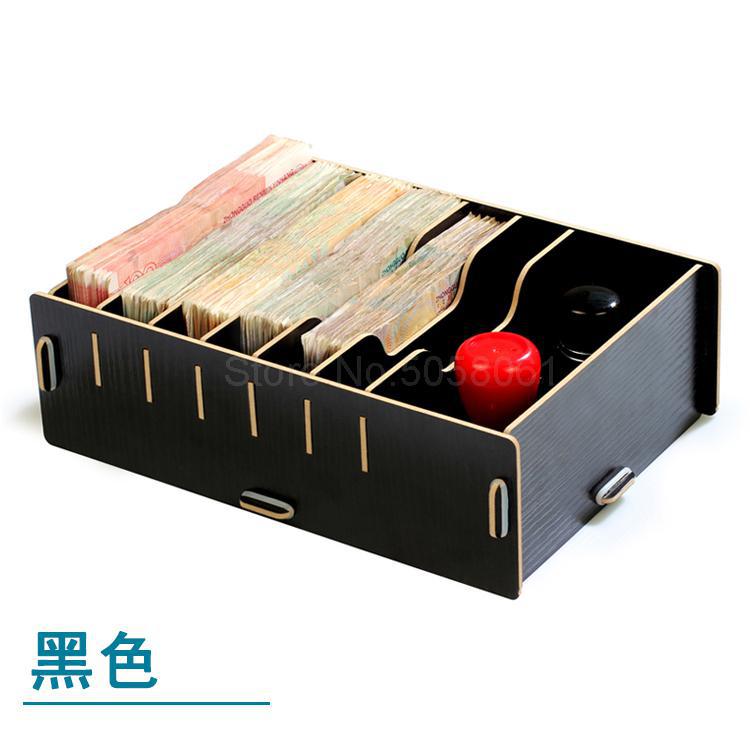 Boîte de rangement de changement de bureau | Tiroirs de billets de caisse, tri de la monnaie, boîte de rangement de monnaie, finance de monnaie: ml1