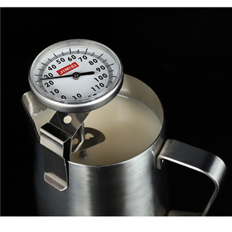 Klämma på rostfritt stål kaffe temperatur nål kan hänga mjölk te mjölk termometer mjölk mat temperatur penna