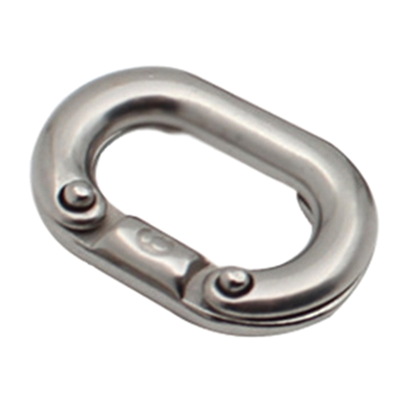 1Piece Steels Marine Grade Ship Anchors Chain Link Metal Ship Anchors Chain Link Connector Part Link Split Connectings: Light Grey