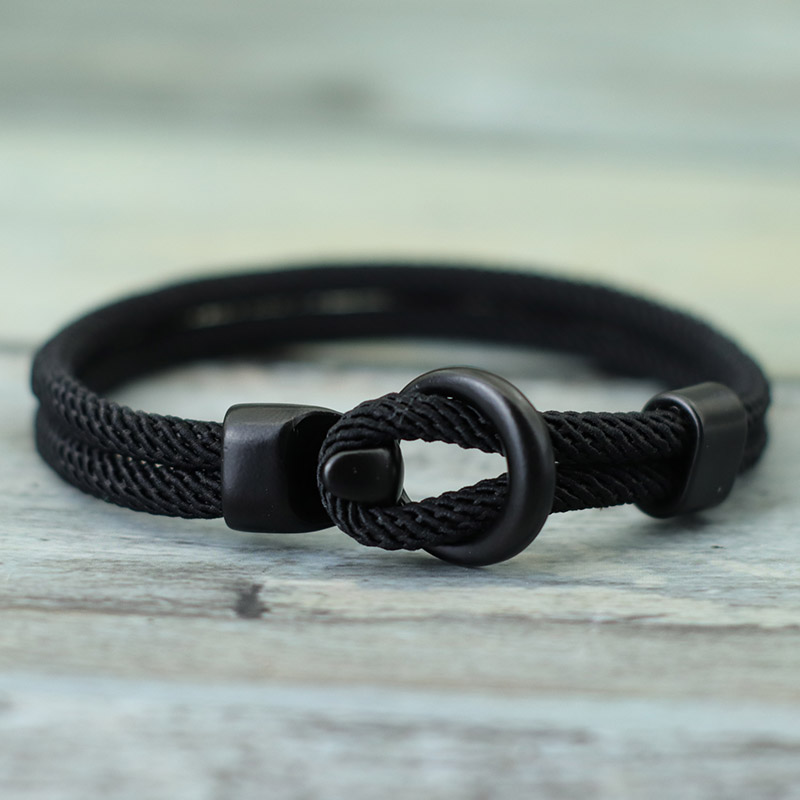 Pulsera de cuerda de para hombre, pulsera de doble capa para acampar al aire libre, accesorios para hombre, brazalete de Paracord de supervivencia, para él: 20,5 cm / Chapado en cobre envejecido