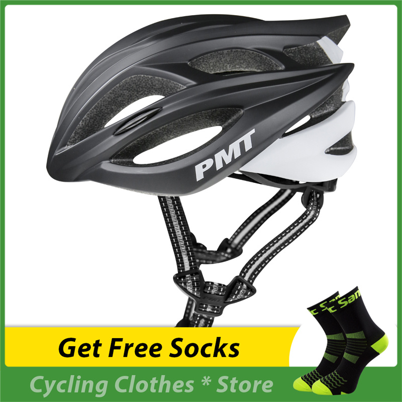 Santic PMT Cyclisme Casque De Sécurité Mat Noir Pour Hommes et Femmes Vélo Casque De Vélo De Route de Montagne monobloc Cyclisme Casque 6