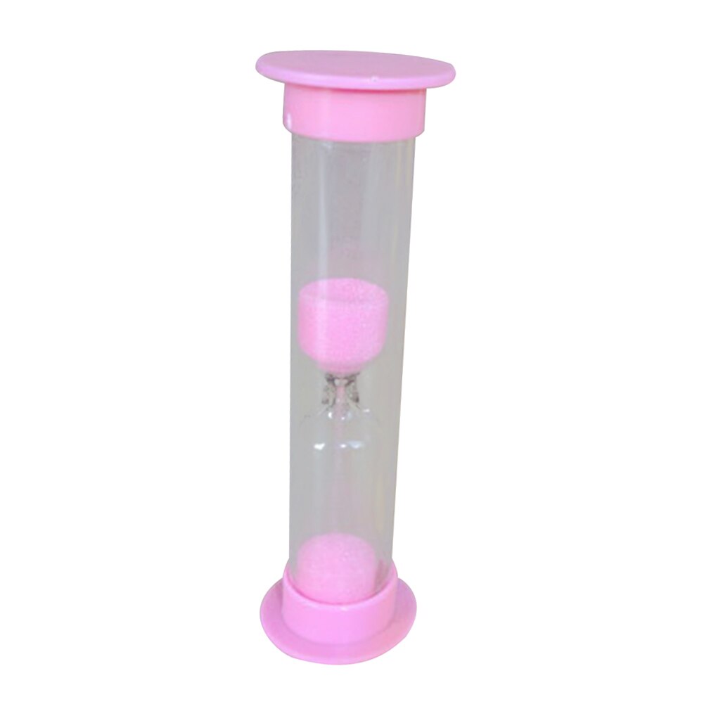 Sand Timer Swivel 3-minute Hourglass Clock Kids Children Brush Teeth Time Gadget