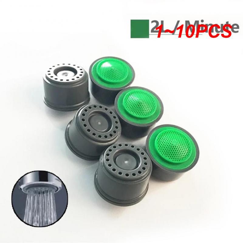 1 ~ 10PCS Waterbesparende Kraan Beluchter 2L 3L Minuut Mannelijke 22mm Binnendraad Maat Tap apparaat Waskolf Kraan Flow Regulator Filter
