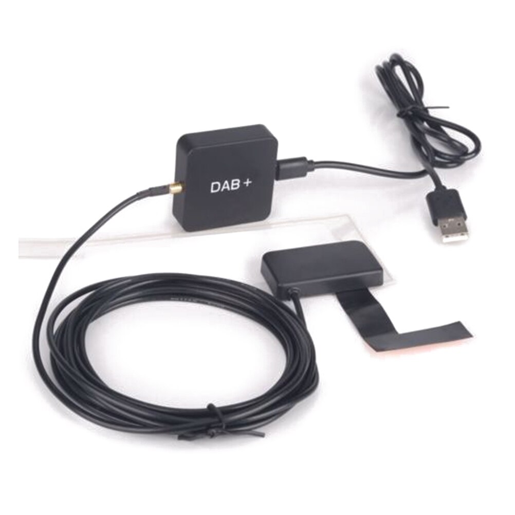 Car Radio Receiver Vehicle Radio Stereo Audio USB Player External and Digital Radio Tuner for Car Radio (Black)