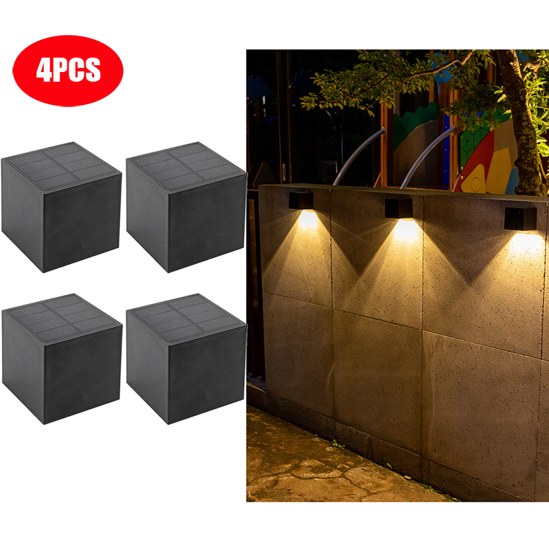 LED Solar Licht Outdoor Garten Platz Wand Lampe Outdoor Hof Garten Zaun Beleuchtung Wand Dekoration Lampe: Mond blau