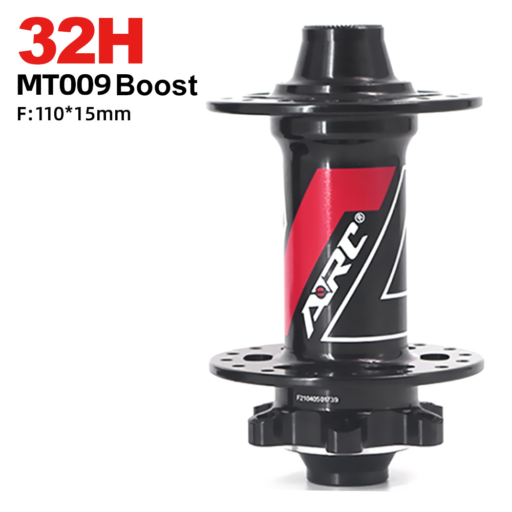 MT009 BOOST 4 IN 1 Front bike hubs MTB mountain bike hubs 28H 32H 36H 15x110 9 15x100 mm disc brake bicycle hub 28 32 36 holes: Orange