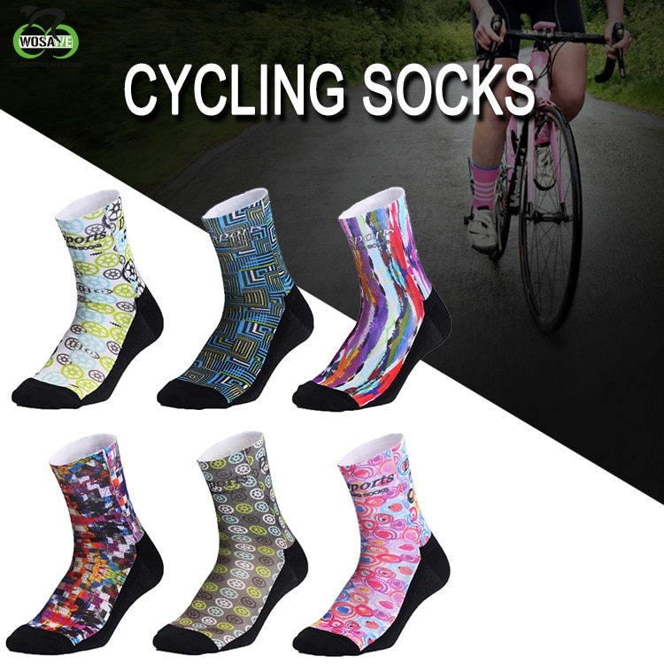 DH SPORT Sommer Atmungs Radfahren Socken Männer Frauen Berg MTB Rennrad Fahrrad Kompression Läuft Basketball Sport Socken