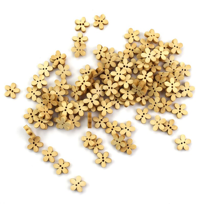 50 stuks natuurlijke houten knopen voor kleding, kinderen, naaien, knopen, scrapbooking, knutselen, doe-het-zelf, baby, kinderen, decoratie, 12mm houten knopen