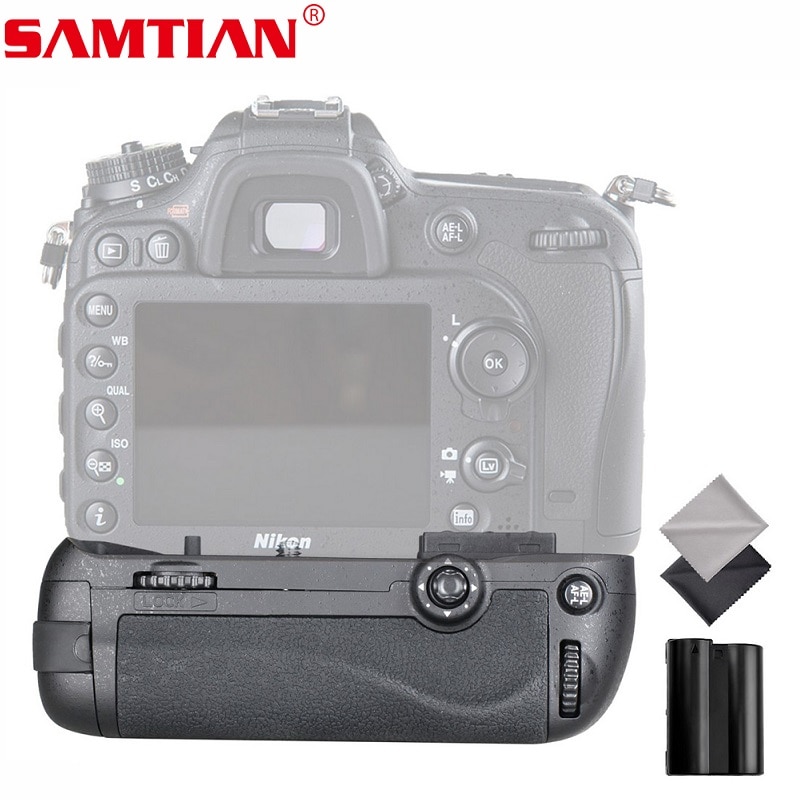 SAMTIAN Camera Vertical Battery Grip Holder For NIKON D7100 D7200 DSLR Camera Replace MB-D15 With 1pcs EN-EL15 Battery