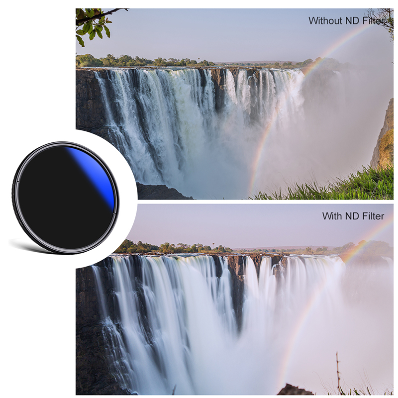 K &Ampere; F KONZEPT 49-82mm ND2 zu ND400 ND Objektiv Filter Fader Einstellbar neutral Dichte Variable 49mm 52mm 62mm 67mm 77mm 82mm