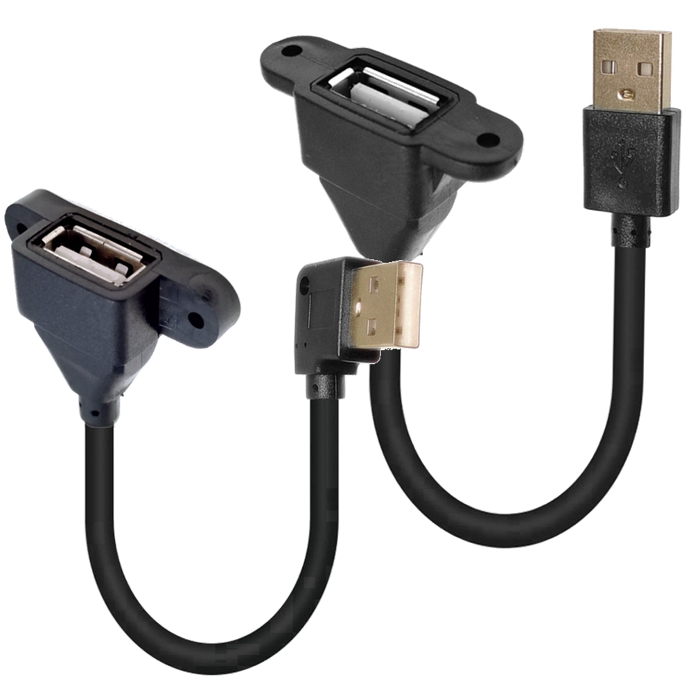 USB 2.0 Verlengkabel Data Man-vrouw Kabel Extender 0.1M 0.25M 0.5M 1M voor Telefoon opladen Computer USB 2.0 Uitbreiding