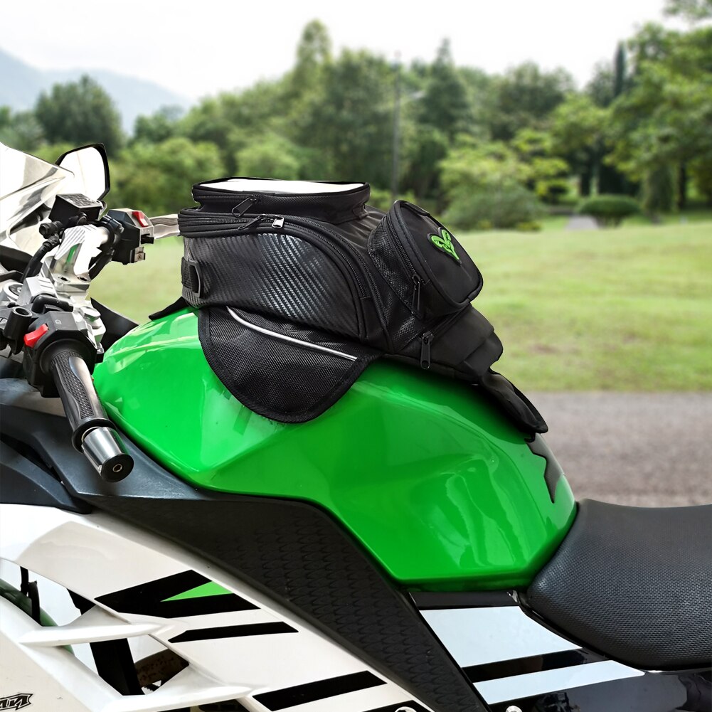 MR CHAOS Motorcycle tank bag Oil Fuel Bag Magnetic moto saddle luggage GPS Phone Bag Bigger Window suitcase For iphone Samsung