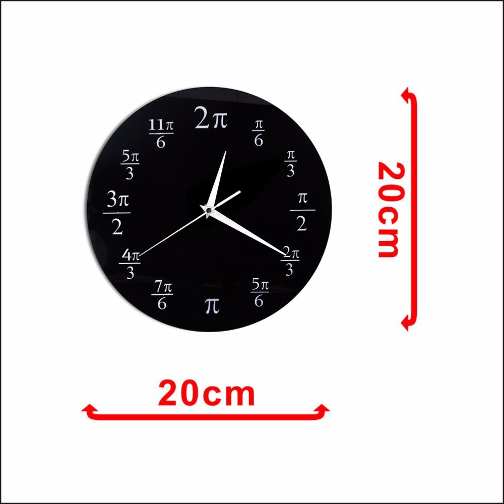 Horloge Pi Pop Quiz maths murale | Horloge mathématique, équitation mathématique, Geeky, maison, horloge Unique idée pour les amateurs de maths
