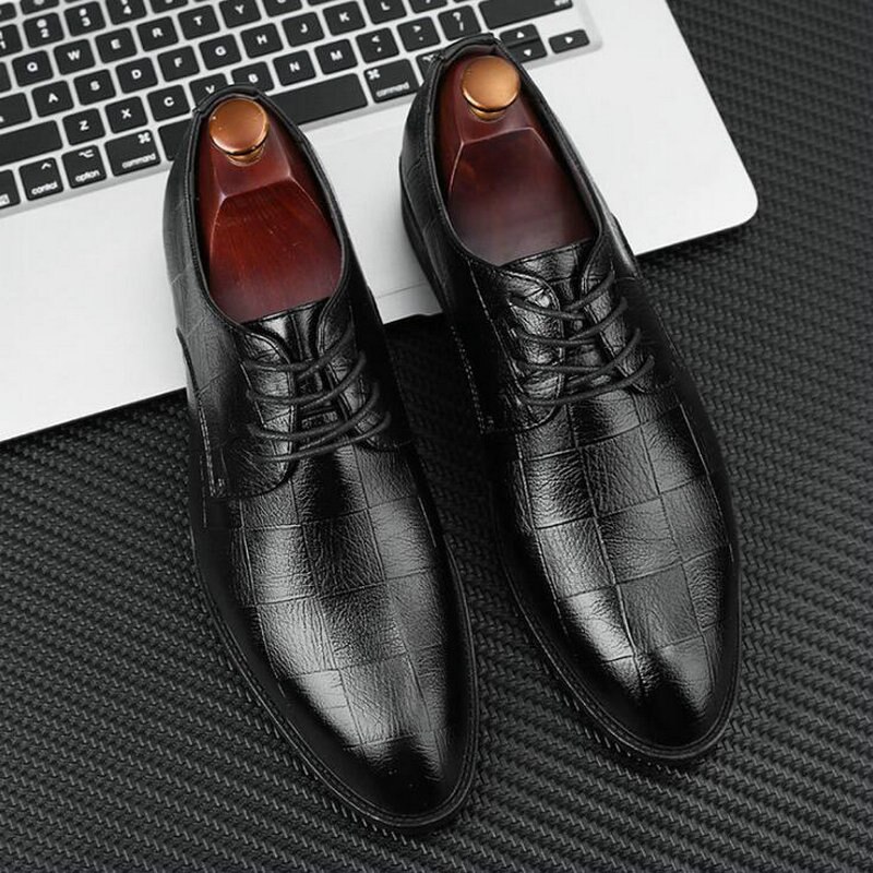 Håndlaget italiensk stil retro menn skinnkjole formell virksomhet oxfords sko herre festsko stor størrelse 38-48 vv-39z