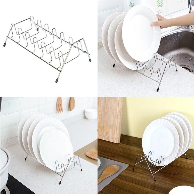 Dish Drying Rack Kitchen Dishes Rack & Plate Holder Dish Drainer