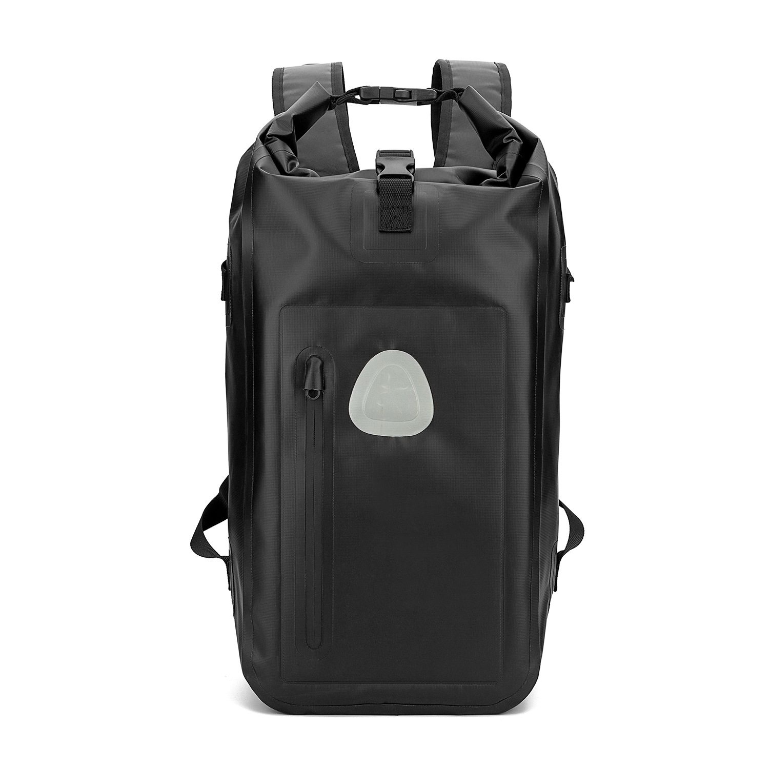 Outdoor Sports Waterproof Bicycle Pack Long Distance Travel Shelf Bag Cycling Bike Waterproof Backpack: BLK