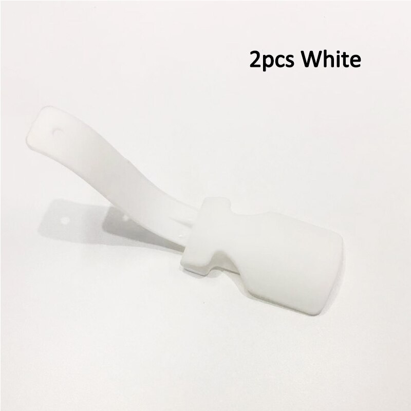 1/2Pcs Lazy Schoen Helper Unisex Steel Schoenlepel On & Off Schoen Lifting Slijtage Schoen Helper lifters Lui Schoenlepel Lifter: 2pcs white
