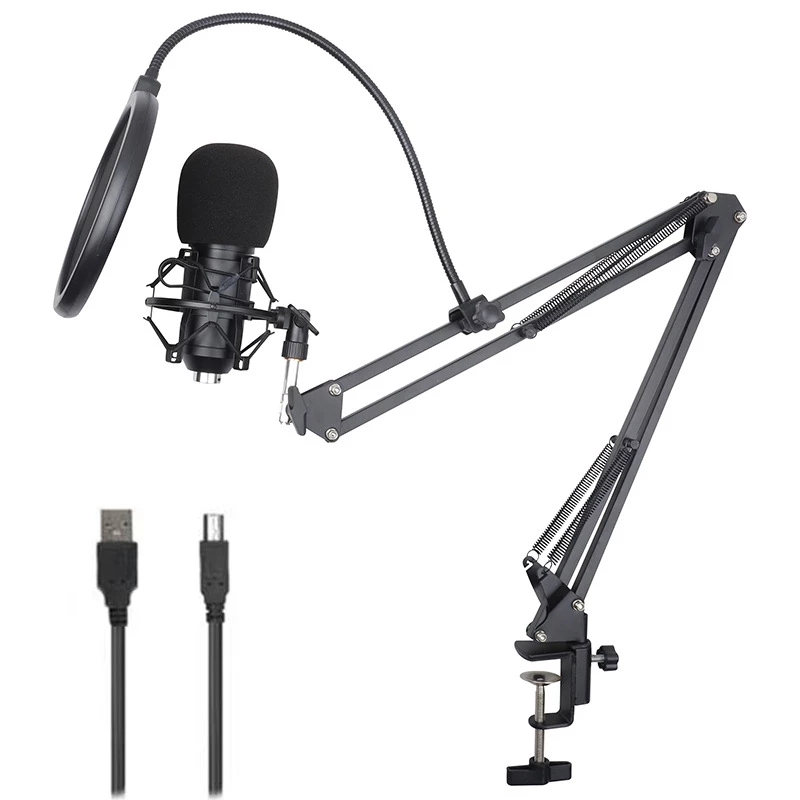 Microphone Scissor Arm Stand Bm800 Holder Tripod Microphone Stand With A Metal Spider Cantilever Bracket Universal Shock Mount