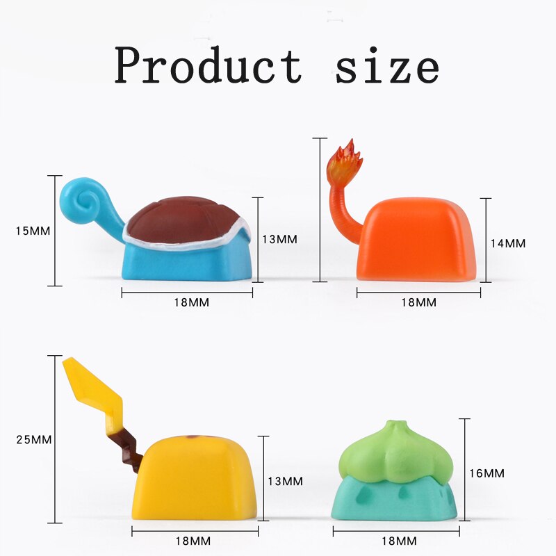 Mechanical keyboard key opening cap pocket goblin Magic Baby bikachu switch hat