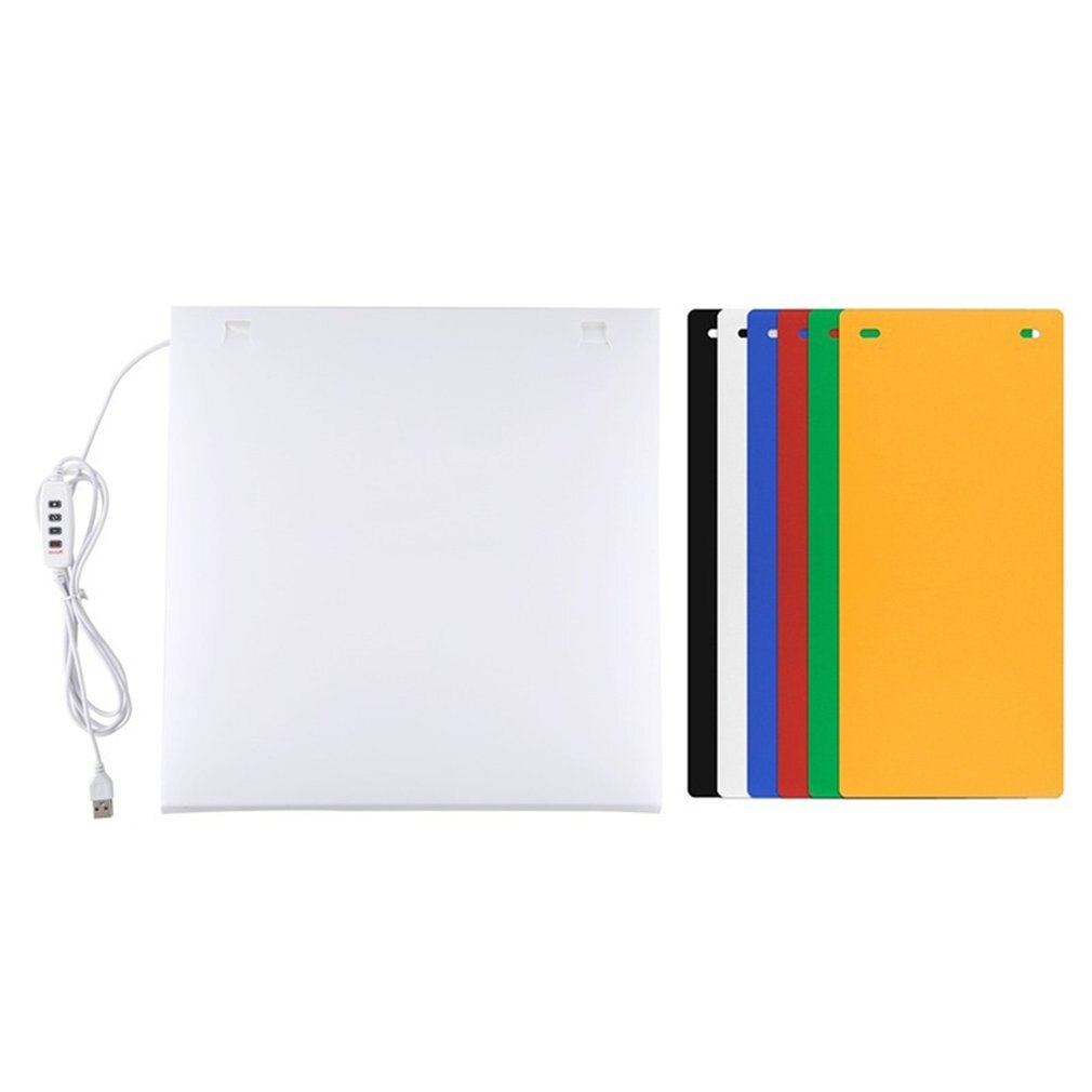 Folding Lightbox Tabletop Shooting Softbox Mini Photo Studio Light Soft Box for Product Photography Background Kit