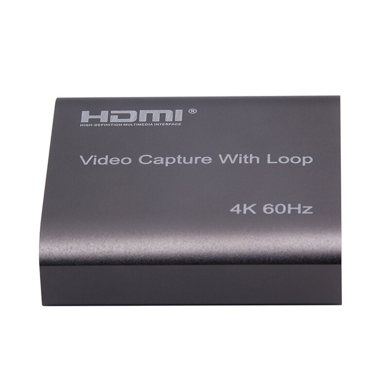 Multimedia 4K 60Hz HD video usb video capture card device with loop out